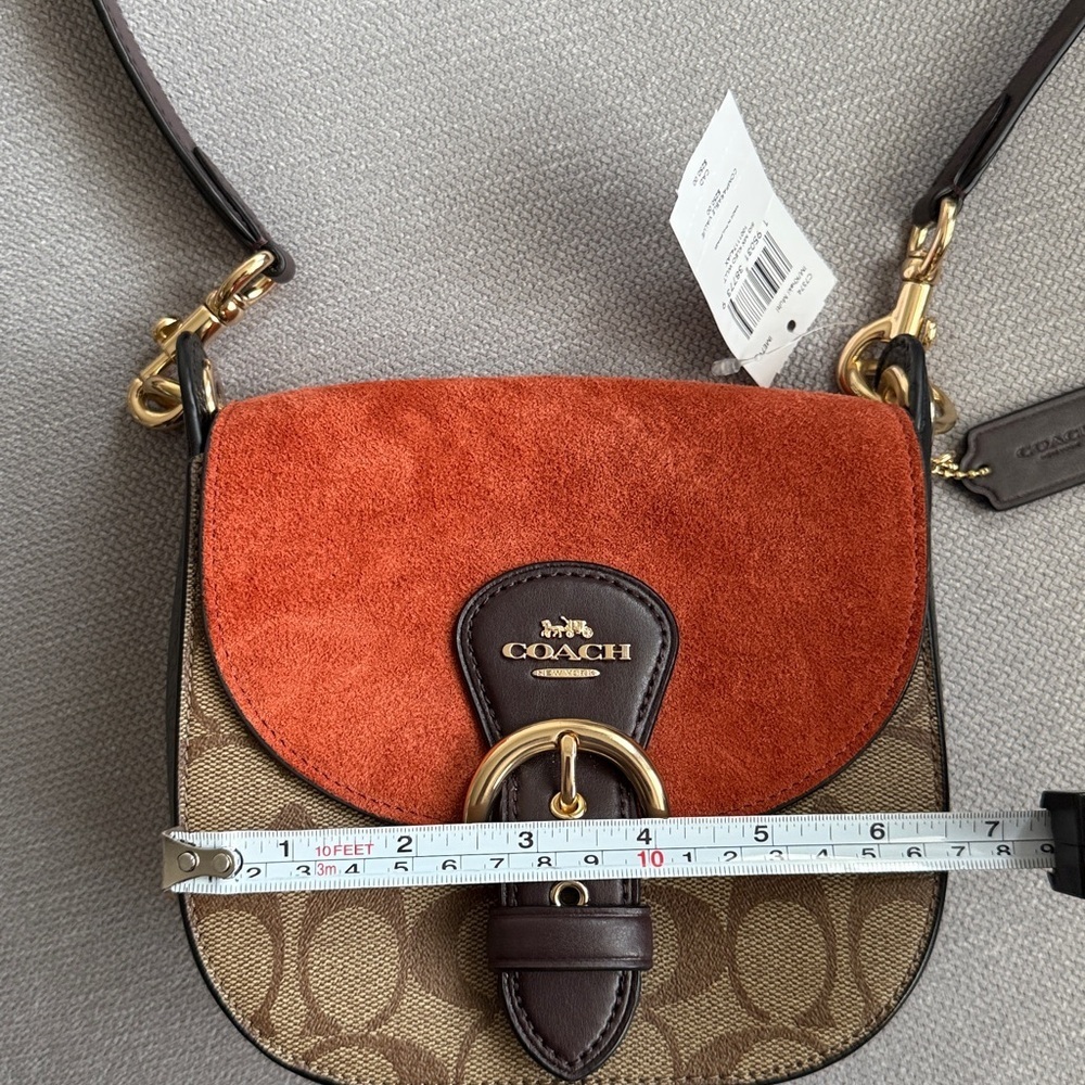 Coach. Kleo bag Signature Canvas Suede - Picture 7 of 14